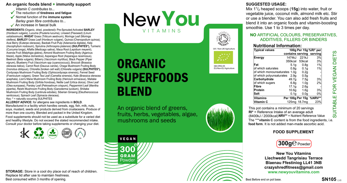 Organic Superfoods Blend